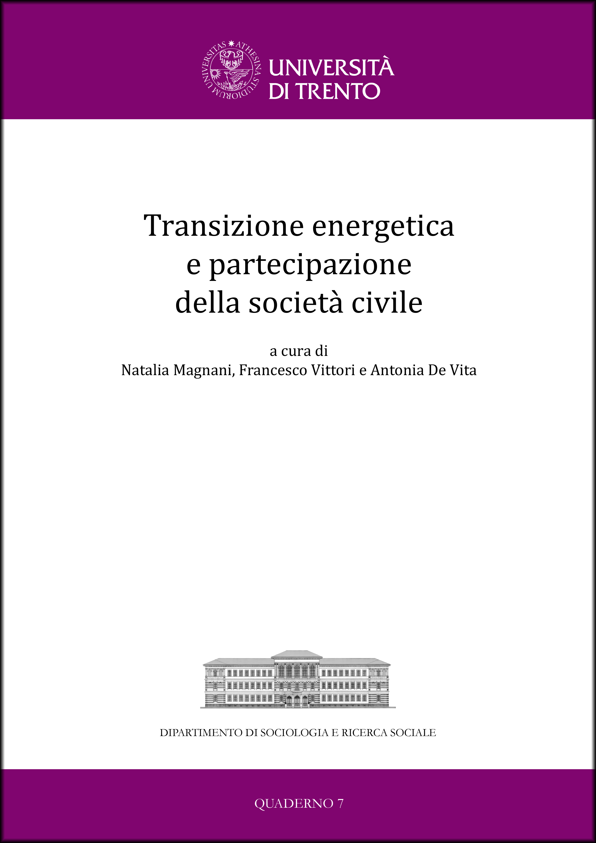 Copertina di Transizione energetica e partecipazione della società civile.