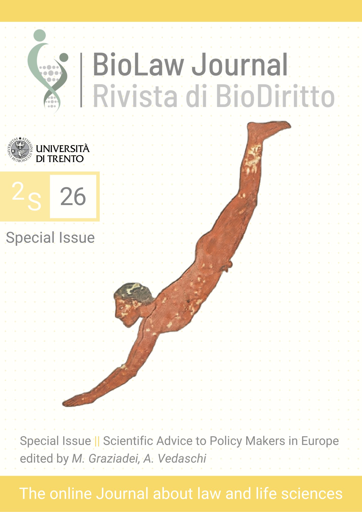 Copertina del fascicolo speciale.