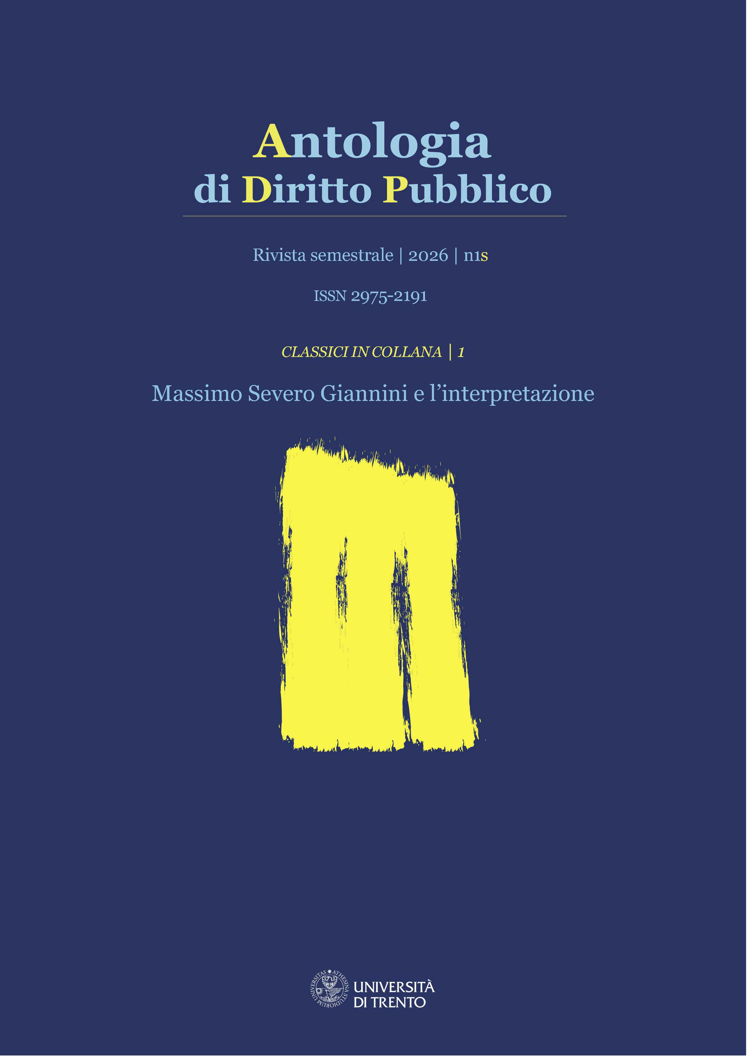 					Visualizza N. 1S (2026): Massimo Severo Giannini e l’interpretazione
				