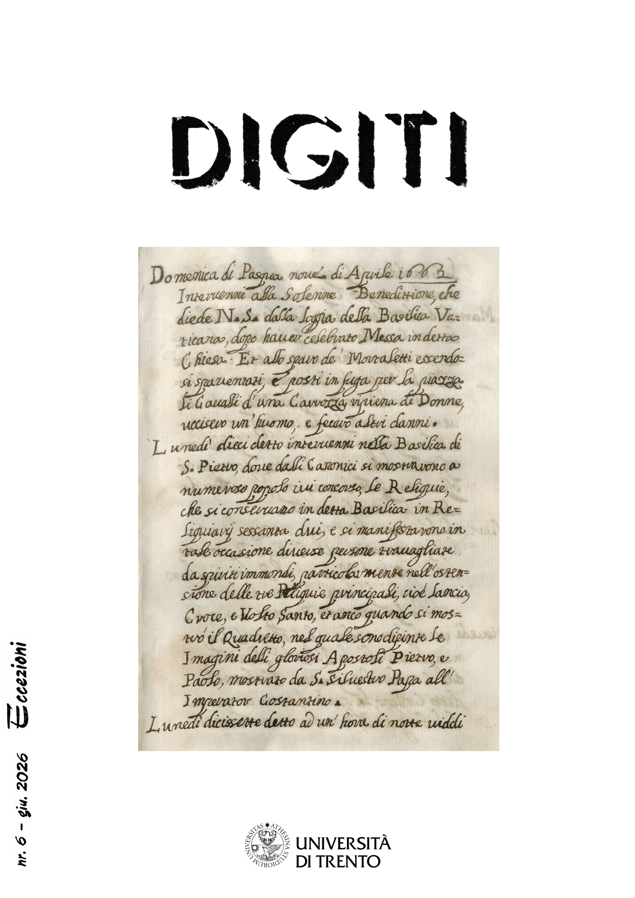 					Visualizza N. 6 (2026): Eccezioni
				